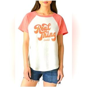 Lucky Brand Real Thing Cotton Graphic Tee 100% cotton crewneck